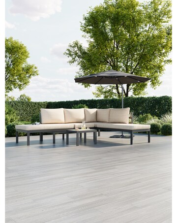 Charles Bentley Lagos 4 Piece Multi-Way Aluminium Sofa Set