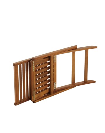Charles Bentley Pair of FSC Wooden Foldable Chairs