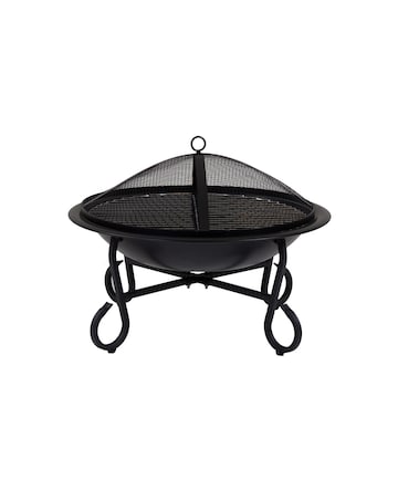 Charles Bentley Snug Alicante Steel Fire Pit