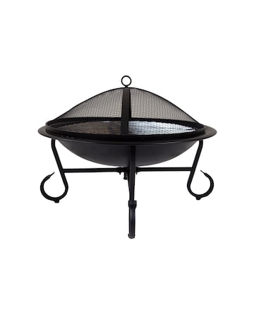 Charles Bentley Snug Alicante Steel Fire Pit
