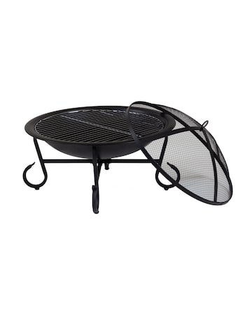 Charles Bentley Snug Alicante Steel Fire Pit