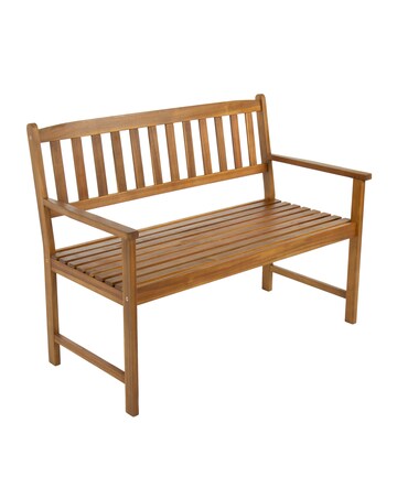 Charles Bentley 2 Seater FSC Wooden Bench