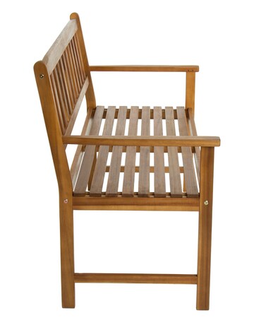 Charles Bentley 2 Seater FSC Wooden Bench
