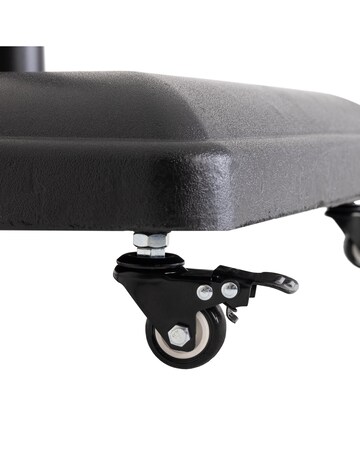 Charles Bentley Square Concrete Parasol Base with Wheels