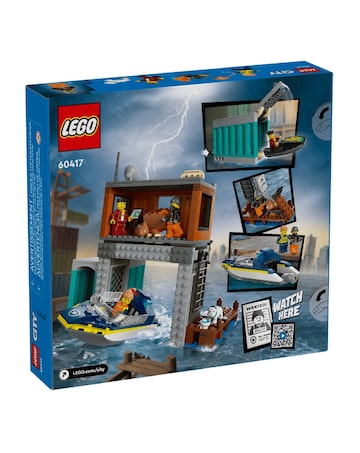 LEGO City Police Speedboat & Crooks Hideout - 60417
