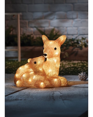 InLit Ice Doe & Fawn