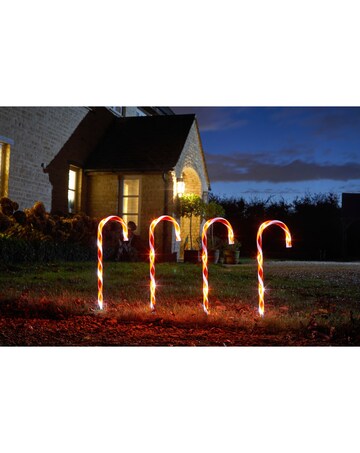 Large CandyCane Stakes - Set of 8