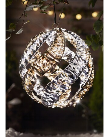 Silver Gilt Helix Bauble 30cm LV