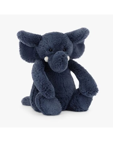 JellyCat - Bashful Elephant Soft Toy, Blue