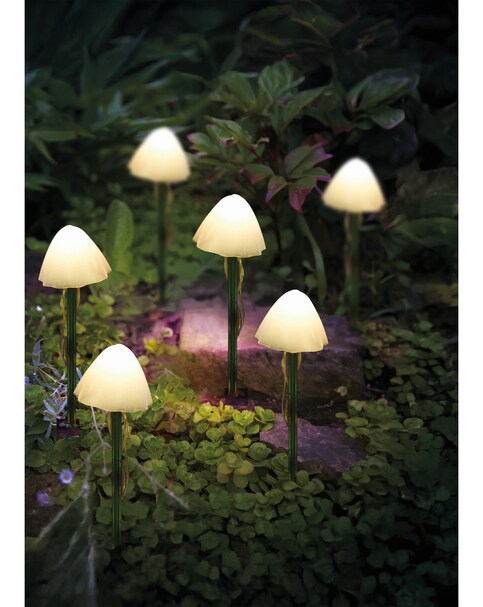 New In - LumiShroom XL Stake Lights - Set of 6