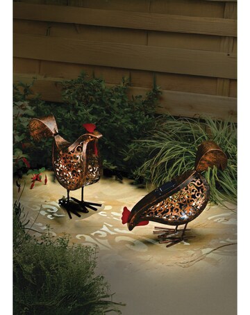 Solar Silhouette Hen, 2 pack