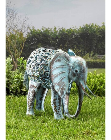 Solar Silhouette Elephant