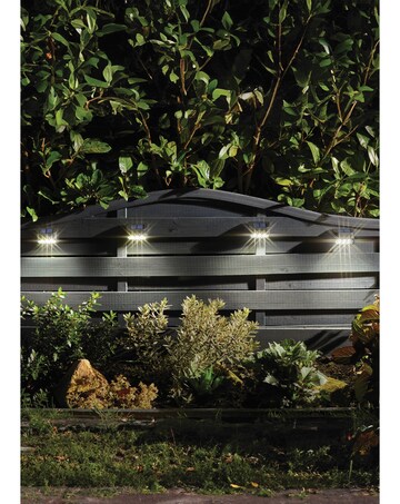 Premier Wall, Fence & Post Light 4pack