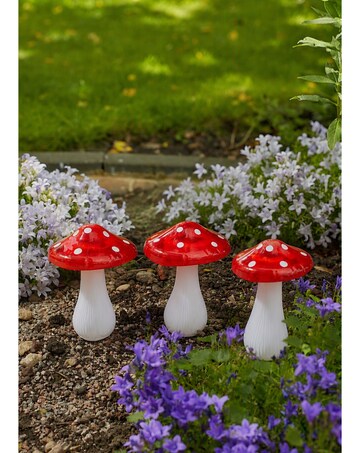 Magic Mushroom Stake Light, 3pack