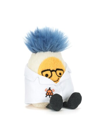 JellyCat - Amuseables Boiled Egg Scientist Soft Toy