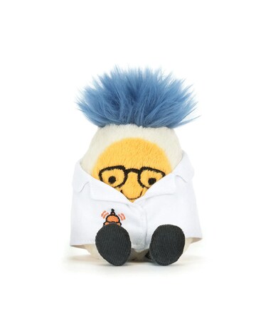 JellyCat - Amuseables Boiled Egg Scientist Soft Toy