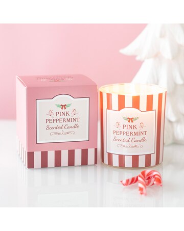 Something Different Pink Peppermint Scented Candle