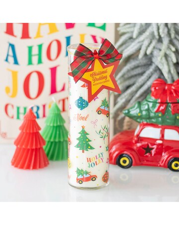 Something Different Nostalgic Christmas Print Christmas Pudding Scented Candle