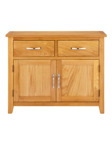 Norfolk Oak and Oak Veneer 2 Door 2 Drawer Sideboard