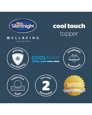 Silentnight Wellbeing Cool Touch Topper