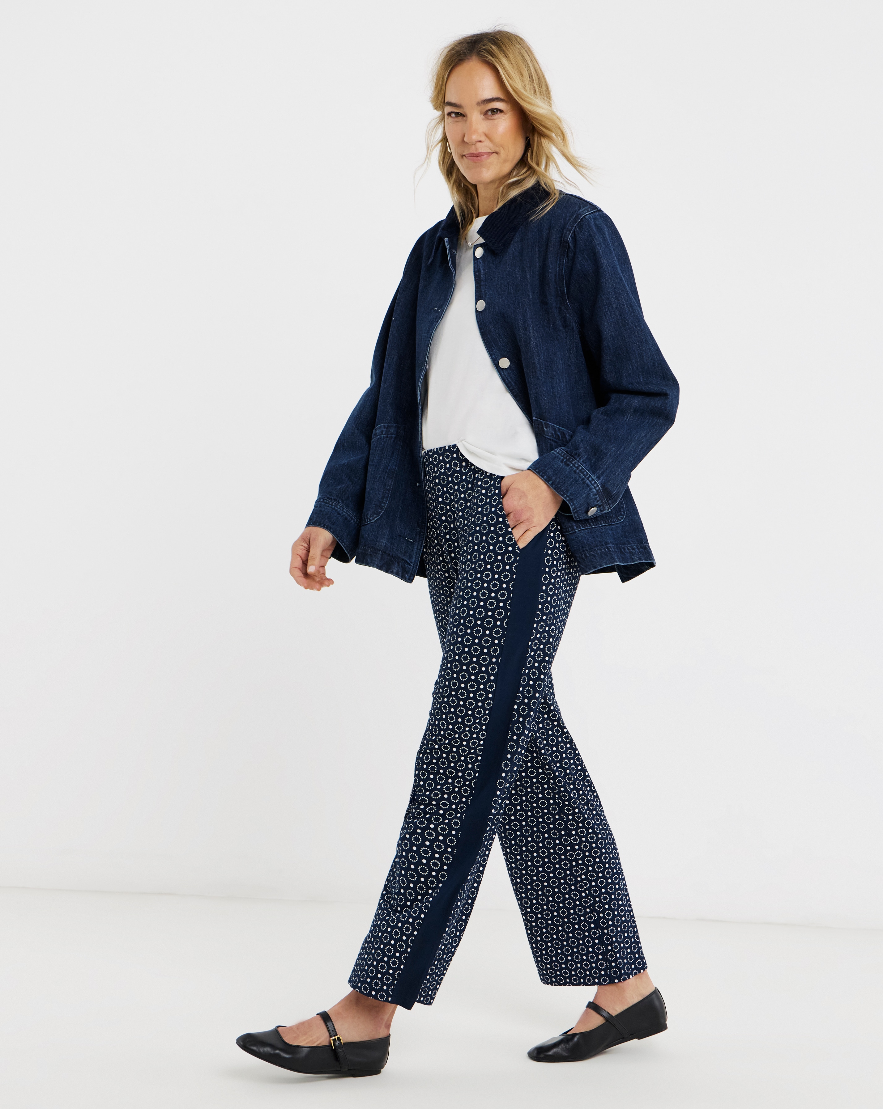New In - Jersey Straight Leg Trouser