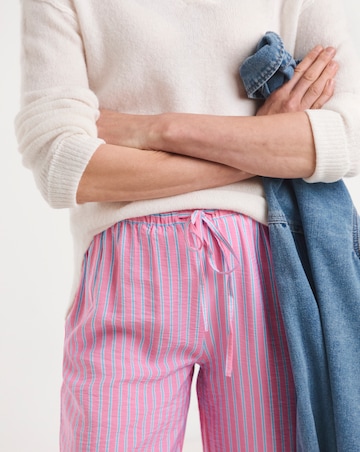 Stripe Wide Leg Trouser