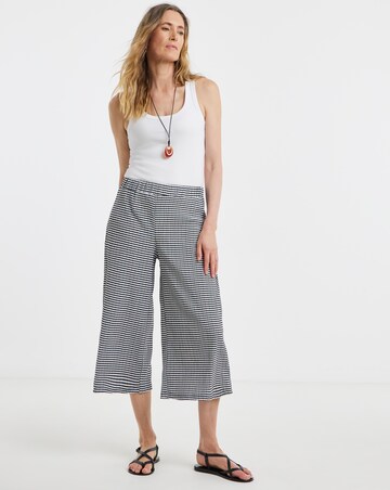 Gingham Jersey Culotte