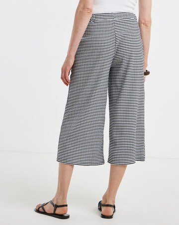Gingham Jersey Culotte