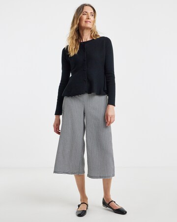 Gingham Jersey Culotte