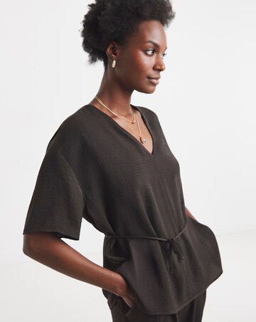 BOXY TIE WASIT TOP CO-ORD