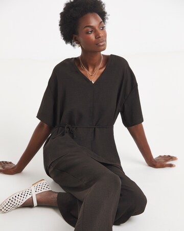 BOXY TIE WASIT TOP CO-ORD