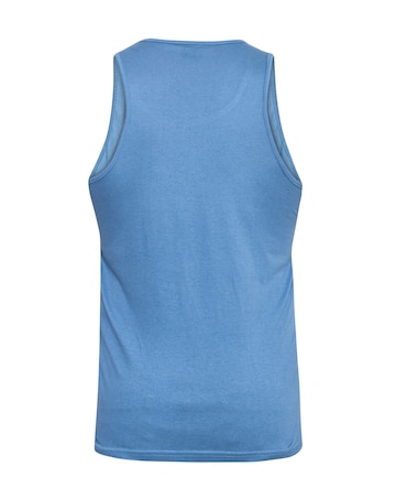 D555 Big & Tall Fabio Classic Fit Muscle Vest - Teal