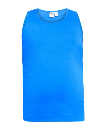 D555 Big & Tall Fabio Classic Fit Muscle Vest - Blue