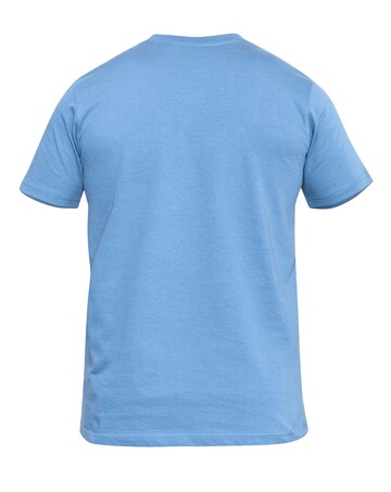 D555 Big & Tall Flyers Premium Weight Combed Cotton Crew Neck T-Shirt - Teal