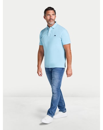 Raging Bull Classic Organic Polo Sky Blue