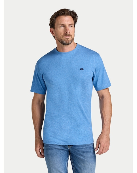 Raging Bull Classic Organic T-Shirt Denim Blue