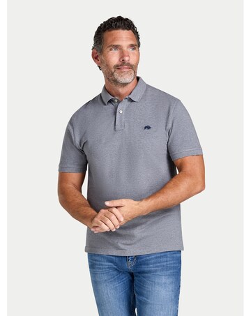 Raging Bull Classic Organic Polo Grey Marl