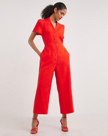 Whistles Emmie Linen Jumpsuit
