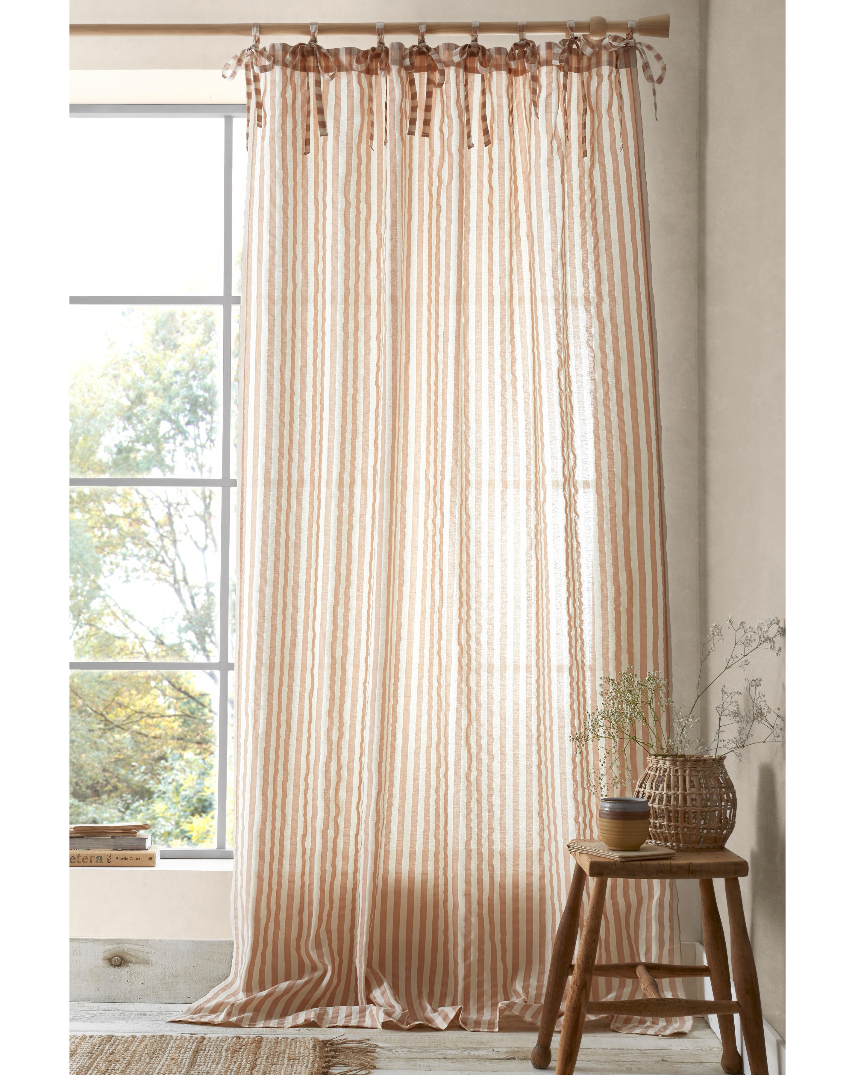 Pineapple Elephant Zanzibar Stripe Panel