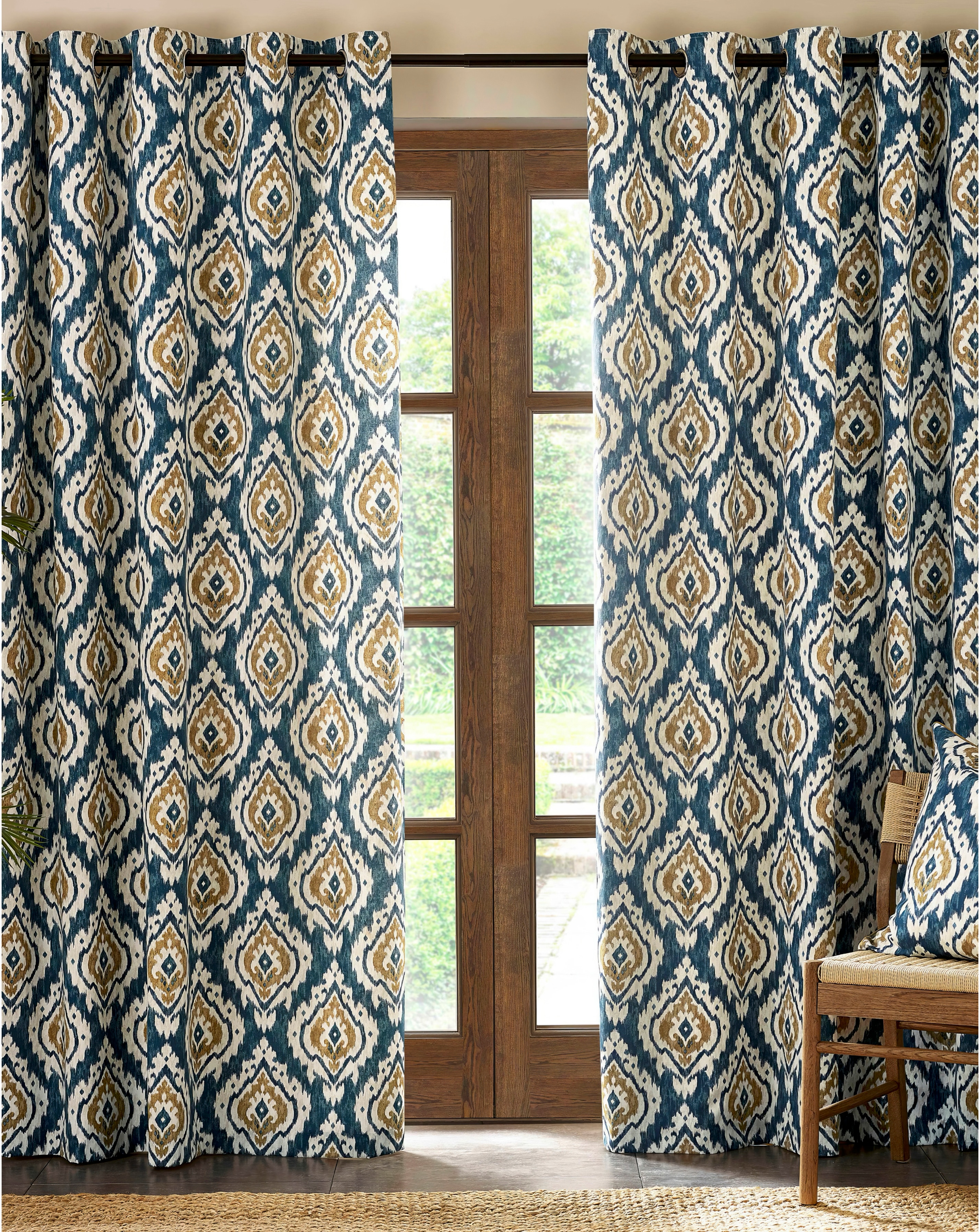 Pineapple Elephant Suri Curtains