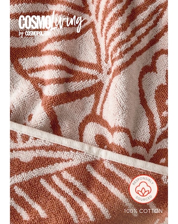 Cosmo Floral Cotton 4 Piece Towel Bale