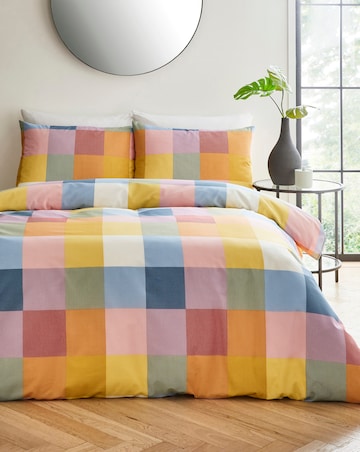 Darcy Bright Check Duvet Cover Set