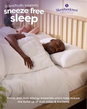 Slumberdown Anti Allergy Medium Support 4 Pack Pillows