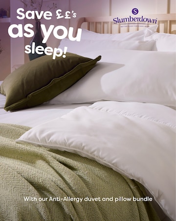 Slumberdown Anti Allergy Medium Support 4 Pack Pillows