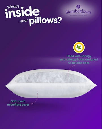 Slumberdown Anti Allergy Soft Support 4 Pack Pillows
