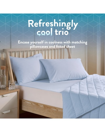 Slumberdown Cool Summer 30cm Fitted Sheet