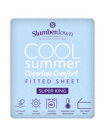 Slumberdown Cool Summer 30cm Fitted Sheet