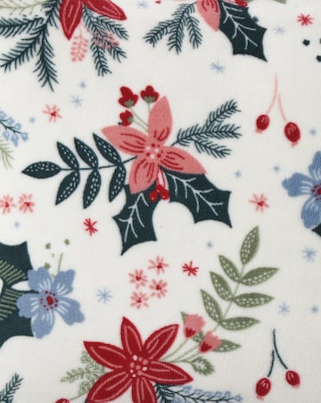 Christmas Floral Cushion