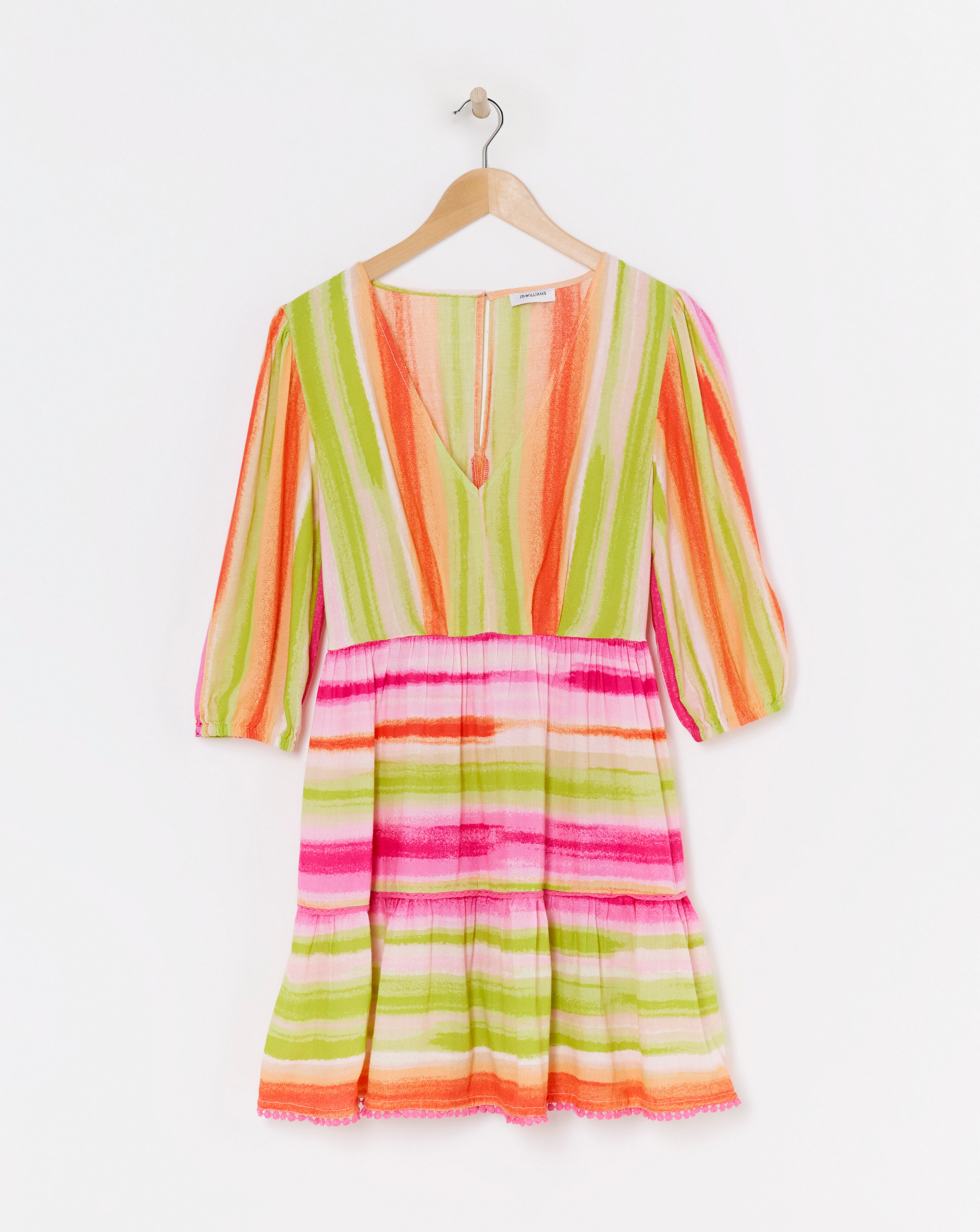 Plunge Mini Beach Dress