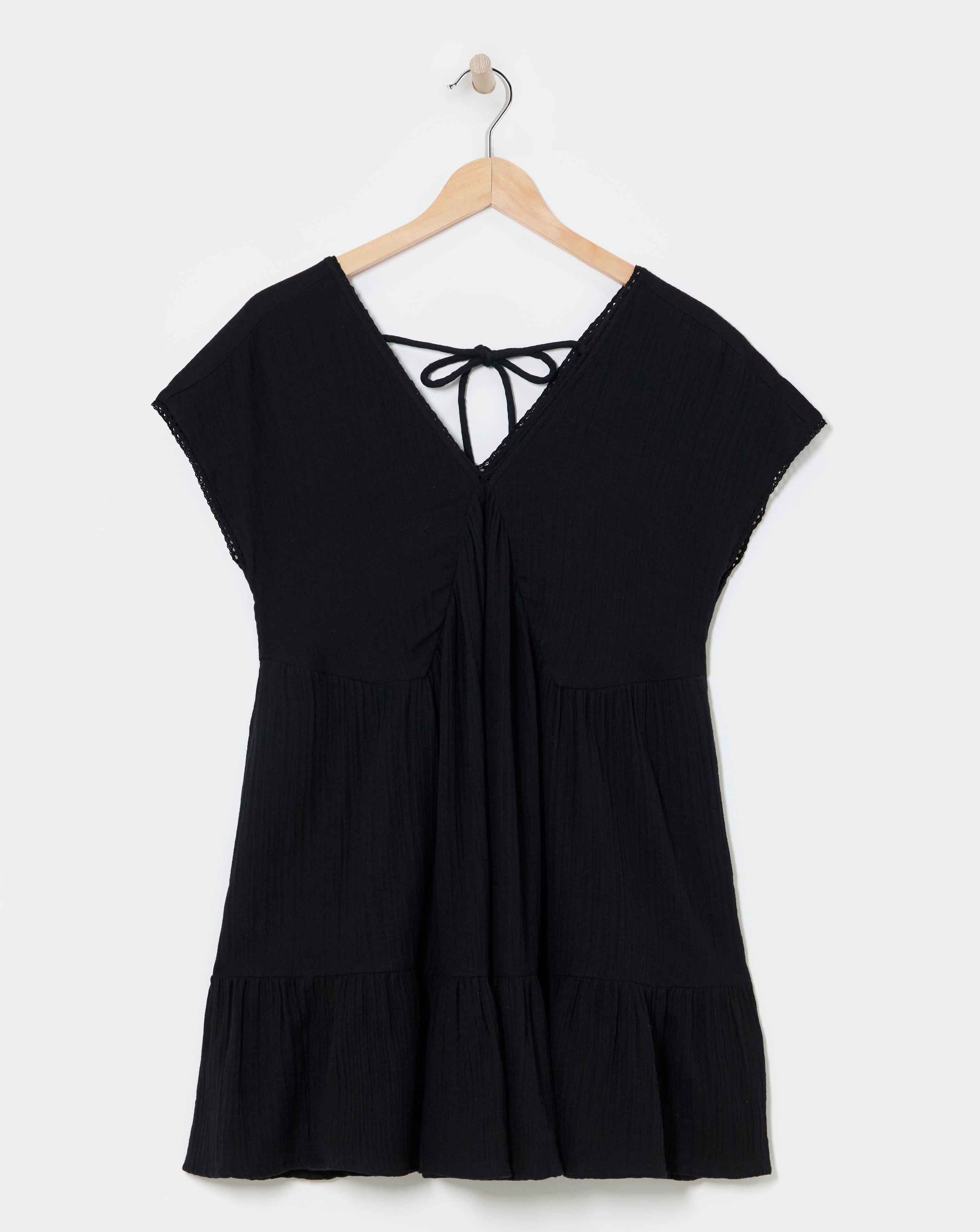 Cheese Cloth Mini Beach Dress